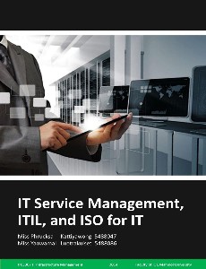 IT Service Management, ITIL, and ISO for IT