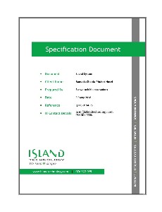 Specification Sound System [3-5-2018]